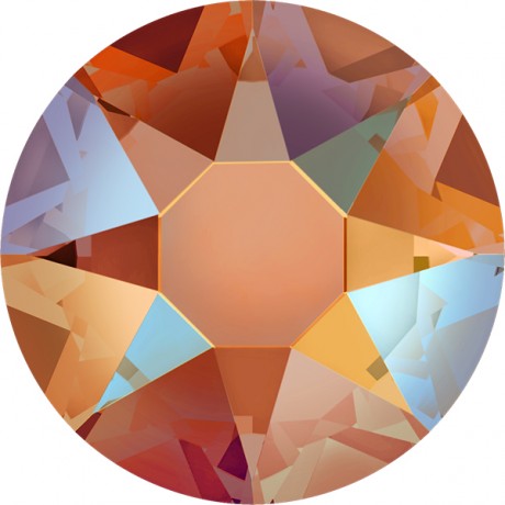 Swarovski kristalai 2078/34 Tangerine Shimmer A