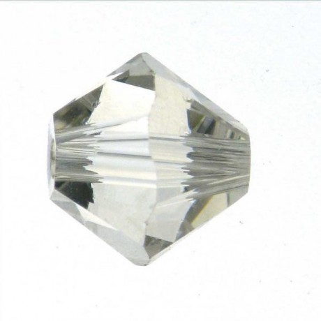 Karoliukai 5328/4 Crystal Silver Shade