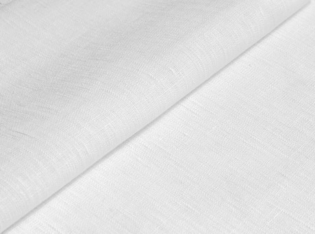 Lino audinys drabužiams, namų tekstilei, atraižos sp. balta 4c33