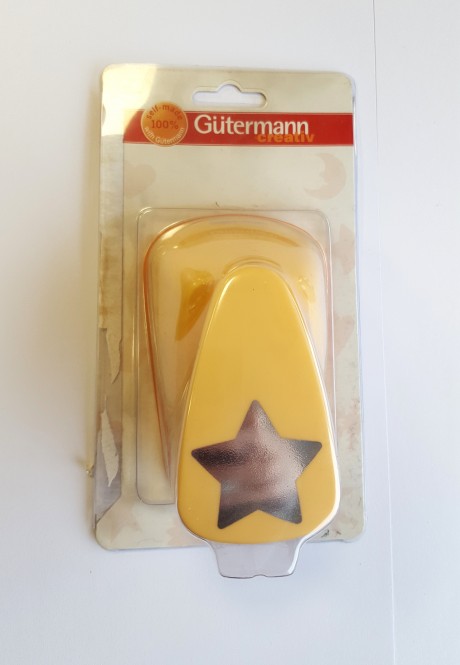 Gutermann kirpimo šablonas - pramušėjas žvaigždė, su defektu 1503212